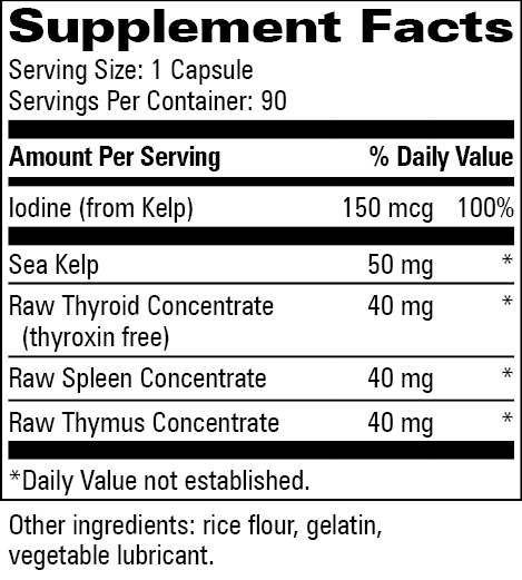Tri-40™ Supplement Facts Label