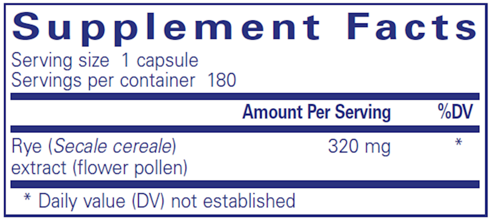 ProstaFlo Supplement Facts Label