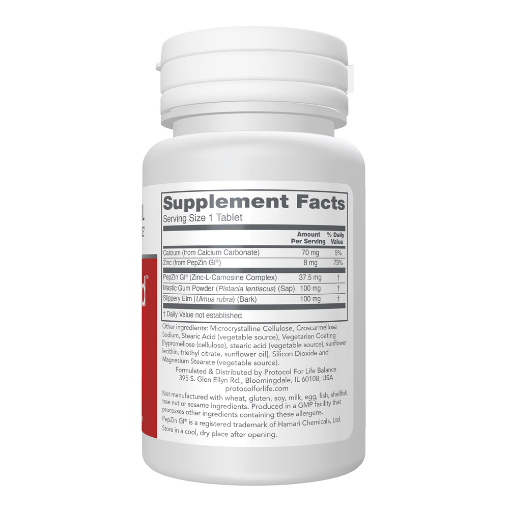 GI Guard Supplement Facts Label