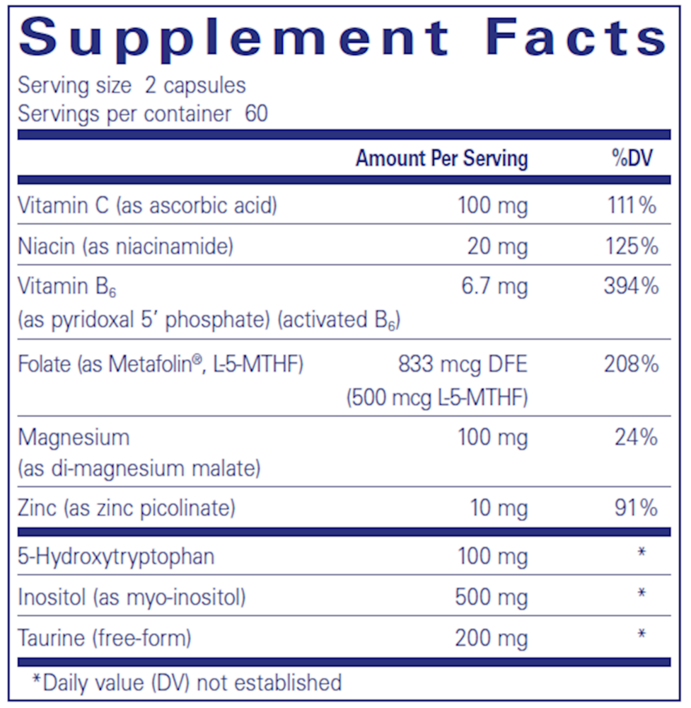 Seroplus Supplement Facts Label