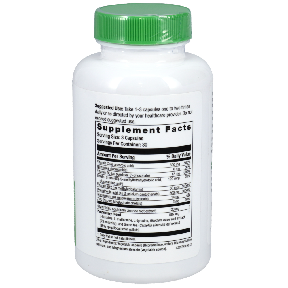 AdreCor with Licorice Root Supplement Facts Label