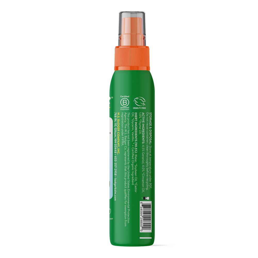 Anti Tick Spray Supplement Facts Label