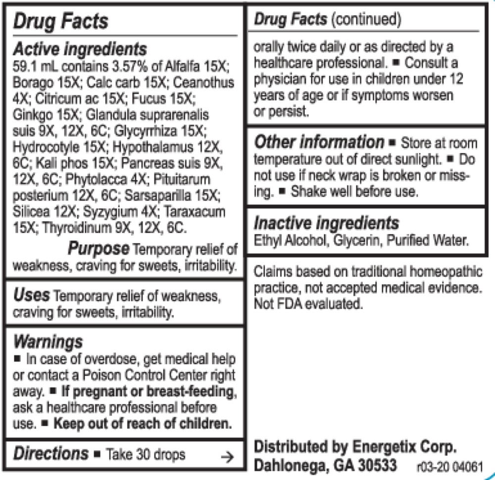 Endocrinpath Supplement Facts Label