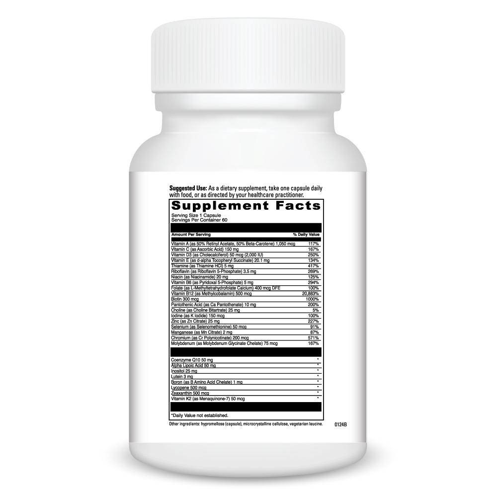 Daily Best Ultra Supplement Facts Label