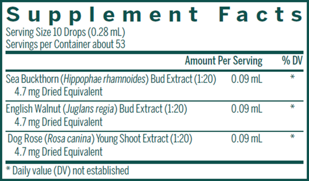Imu-gen Supplement Facts Label