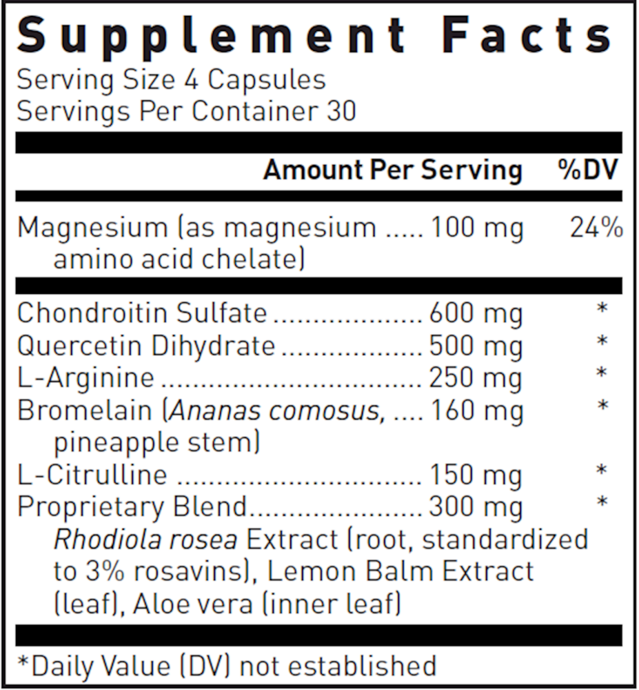 Cysto Renew® Supplement Facts Label