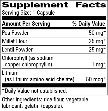 BACKORDER ONLY - Lithinase® Supplement Facts Label