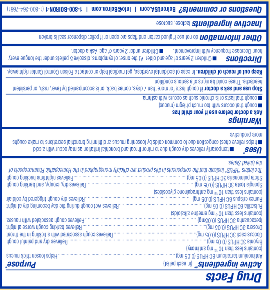 Chestal Meltaway Kids Supplement Facts Label