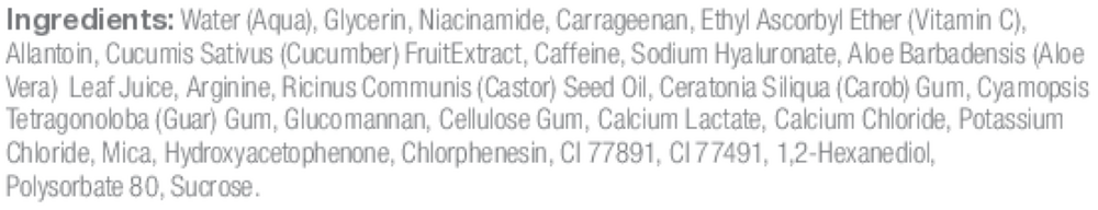 Vitamin C Bright Eye Gel Pads Supplement Facts Label