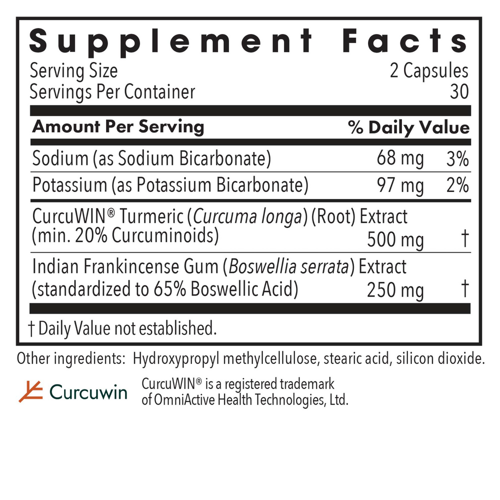Herxheimer Support Supplement Facts Label