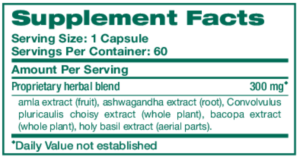 Hello Joy Supplement Facts Label