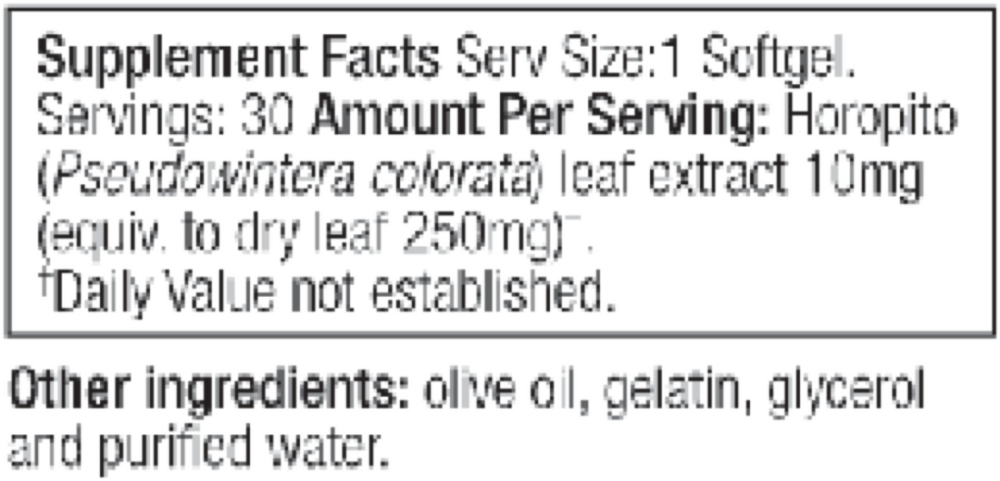 Gut Care Candida Balance 30 Softgels Supplement Facts Label