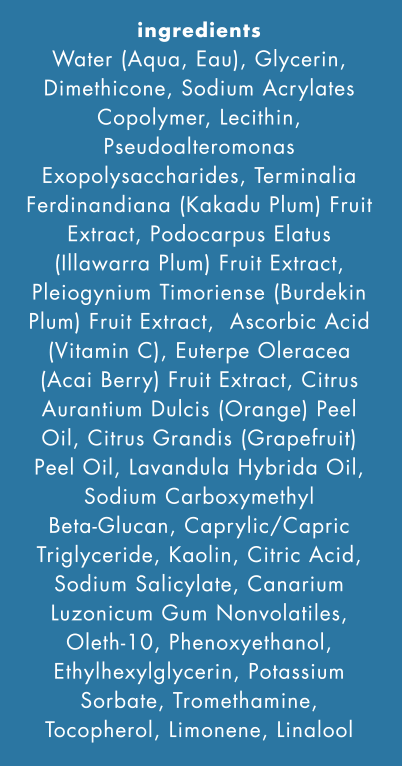 Plump Start Supplement Facts Label