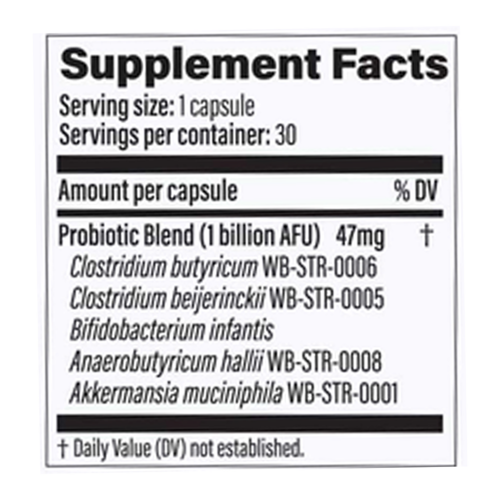 Metabolic Daily Pro Supplement Facts Label