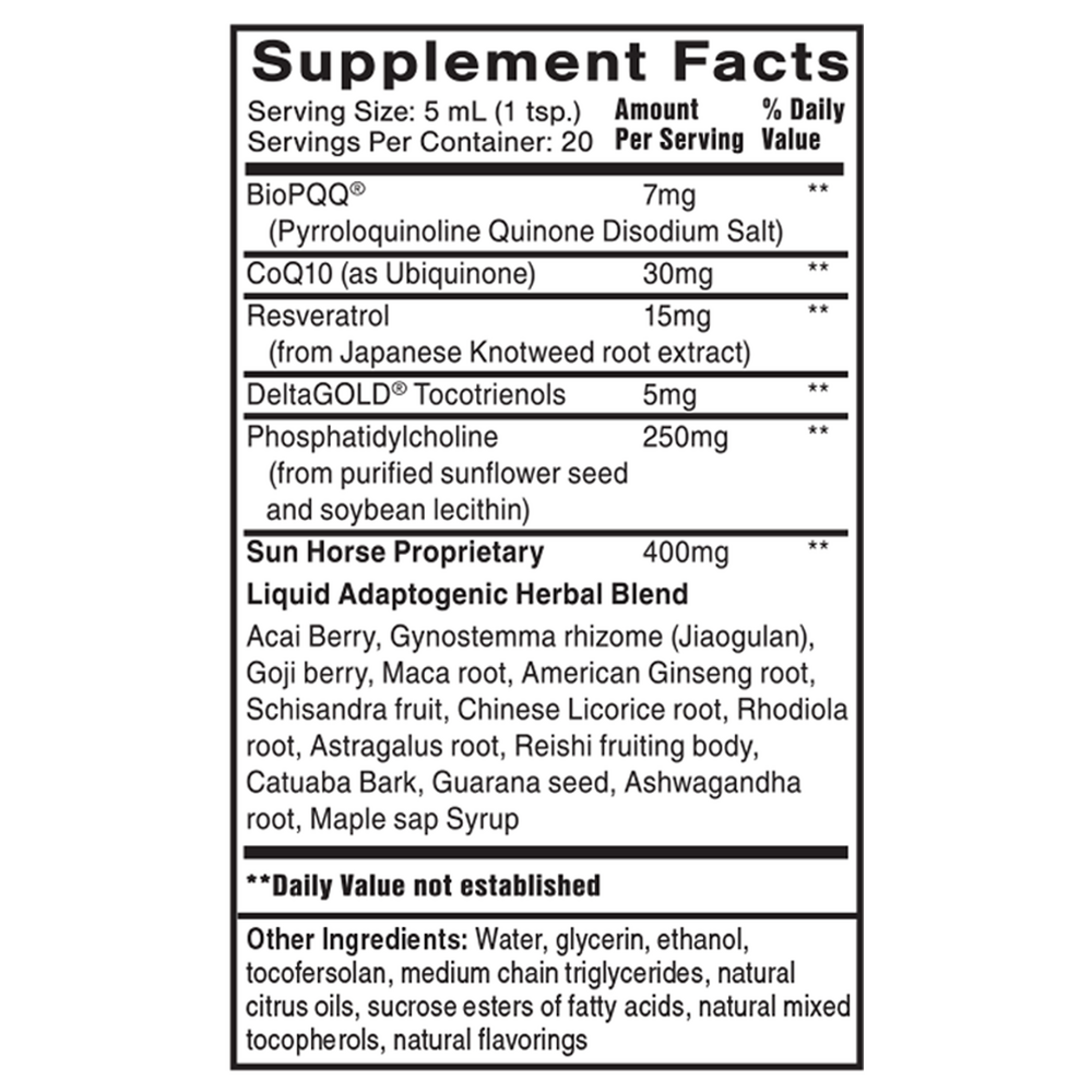 The One Supplement Facts Label