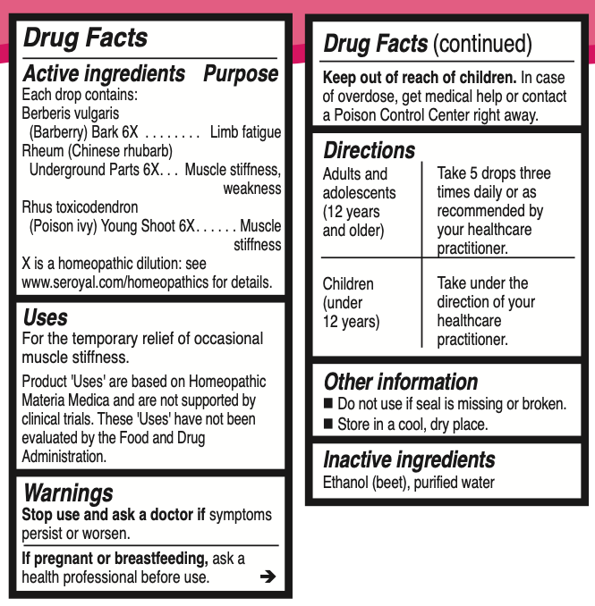 Unda #600 Supplement Facts Label
