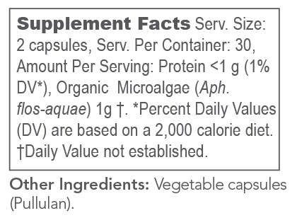 Body Capsules Supplement Facts Label
