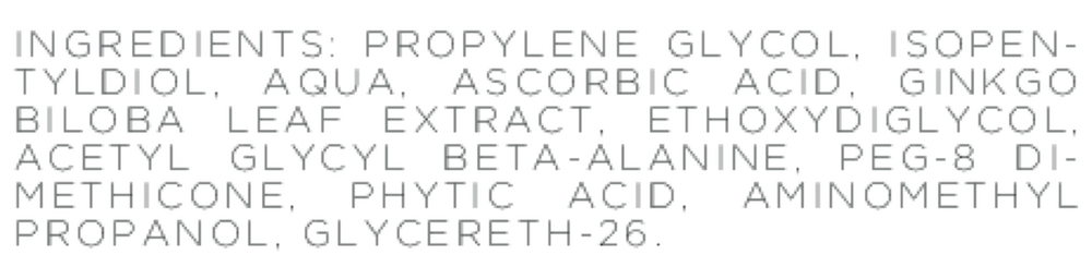 ALPHA BRIGHT SERUM Supplement Facts Label