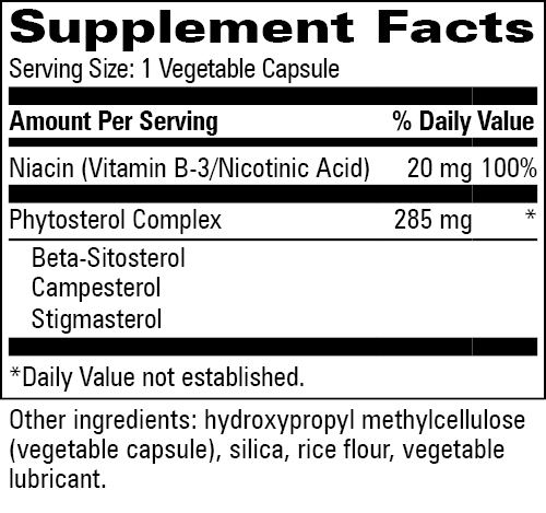 Phytosterol Complex™ Supplement Facts Label