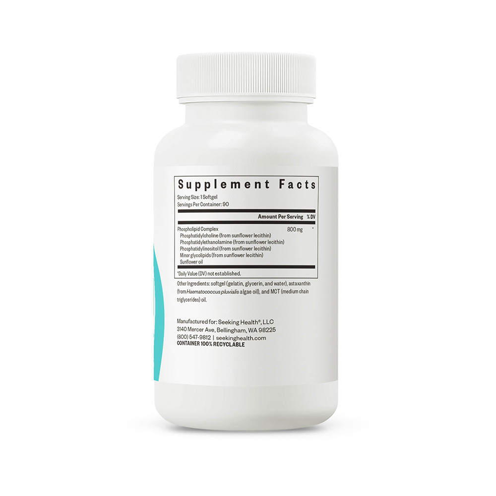 Optimal PC Supplement Facts Label