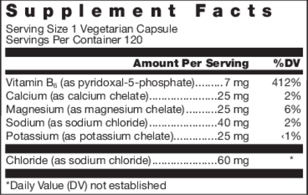 Klean Electrolytes Supplement Facts Label