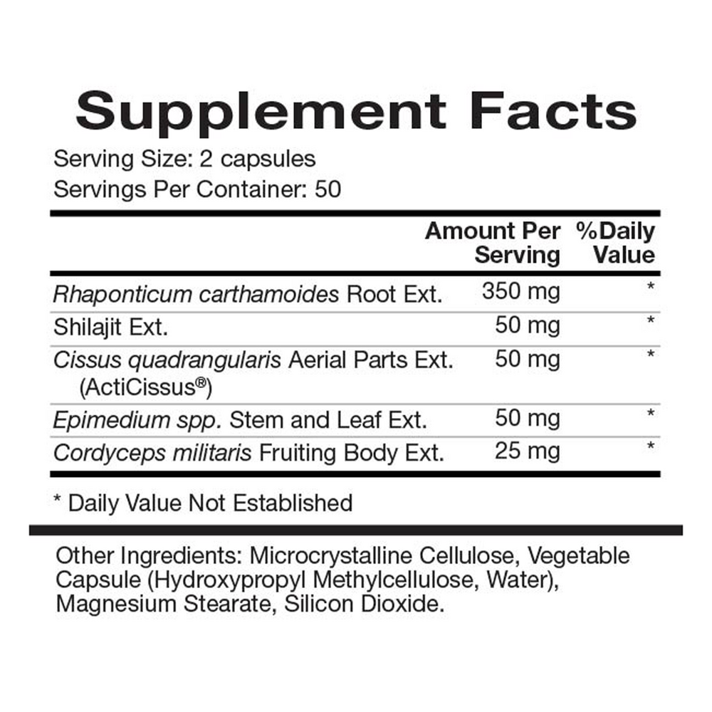 Botanabol Supplement Facts Label
