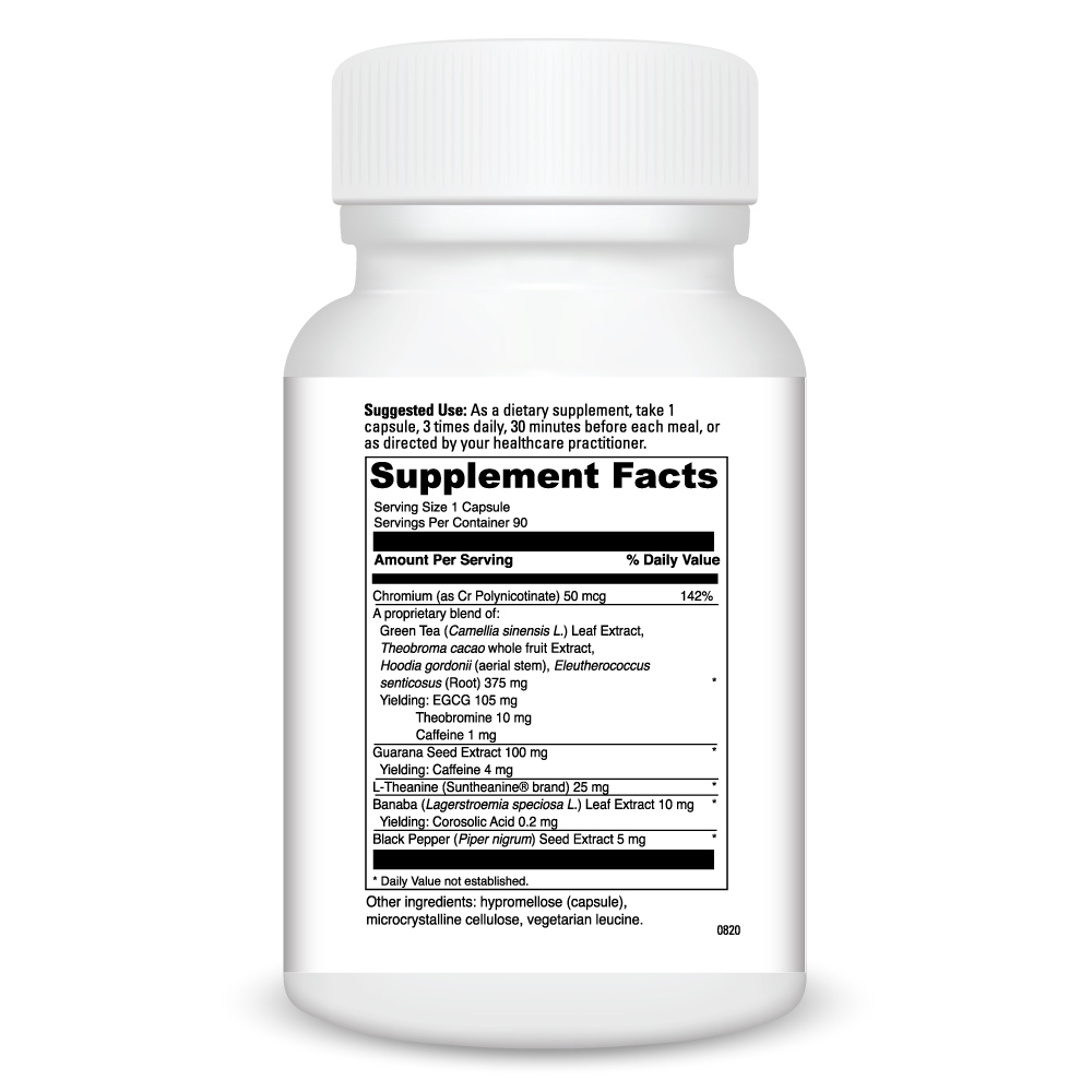 Thermoset Supplement Facts Label