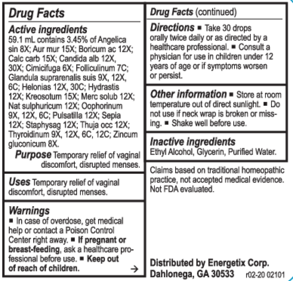 Gyne-Chord Supplement Facts Label