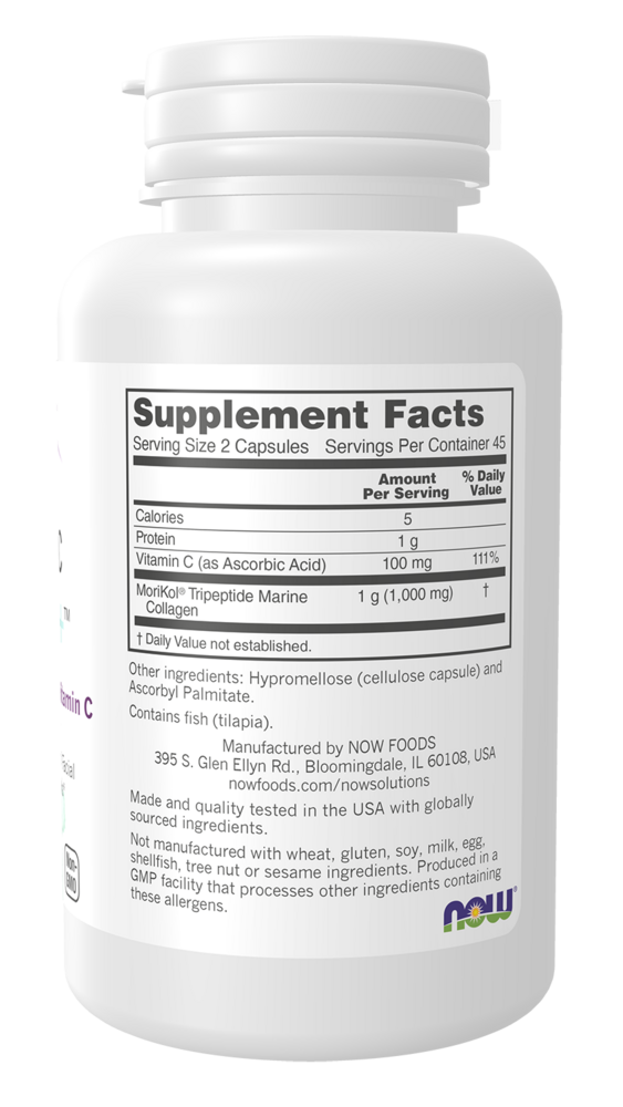 Aquatic Beauty+ Supplement Facts Label