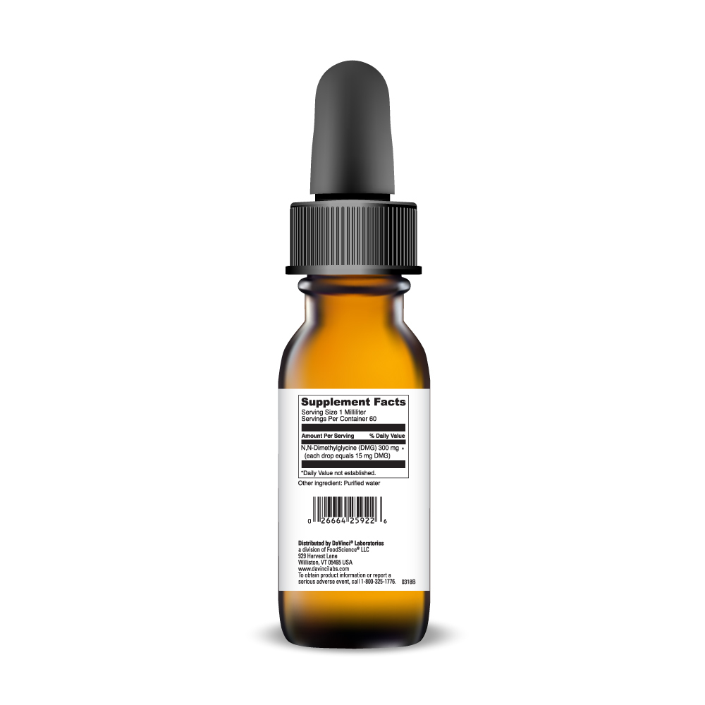 Gluconic Dmg Liquid 300 Mg Supplement Facts Label