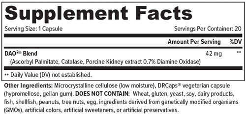 Drink HD Supplement Facts Label