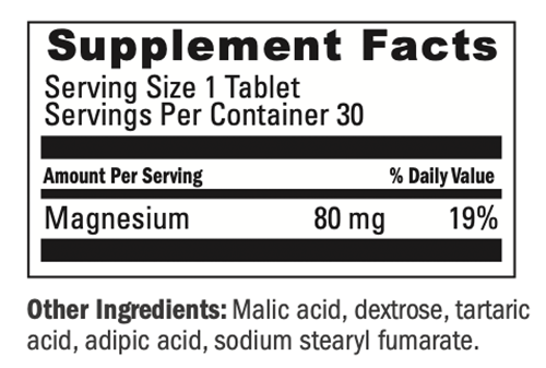 H2 Boost Molecular Hydrogen Supplement Facts Label
