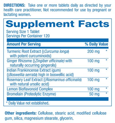 Pro-Enz Supplement Facts Label