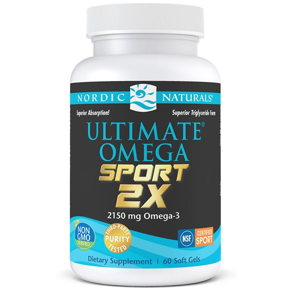 Ultimate Omega 2X Sport 60 Soft Gels Lemon (Nordic Naturals)