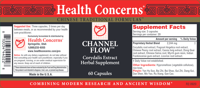 Channel Flow (Health Concerns) Label