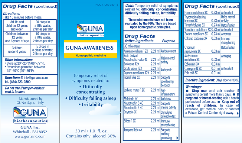 Guna-Awareness (Guna, Inc.) Label