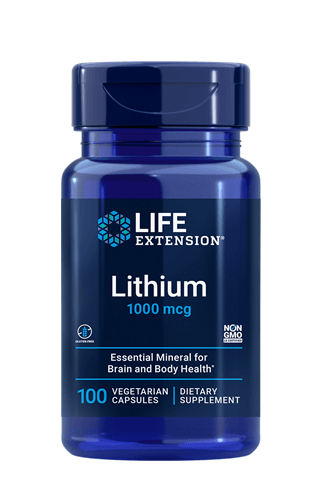 Lithium - Dietary & Your Brain, Cognitive Vitality