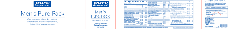 Men's Pure Pack - (Pure Encapsulations) label