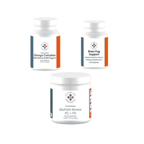 Brain Support Trio Omega 3 EPA, DHA, and DPA Bacopa monnieri