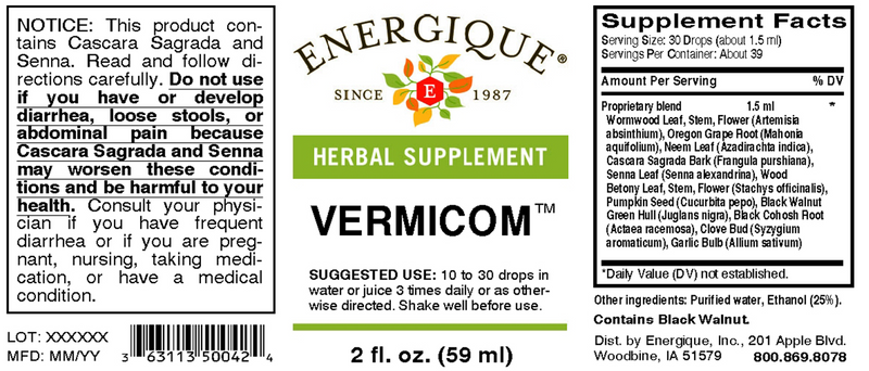 Vermicom (Energique) Label