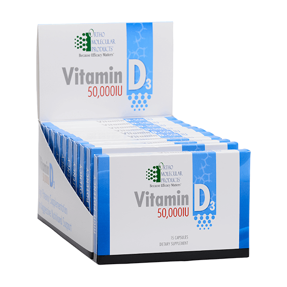 Vitamin D3 50,000 IU (10 15CT Blisters) (Ortho Molecular)