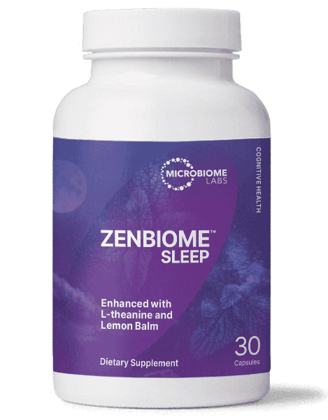 Zenbiome Nighttime Formula - Probiotic with Lemon Balm & L-Theanine
