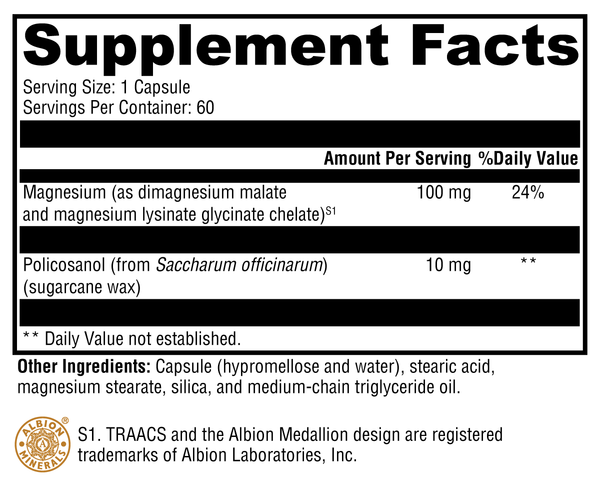CholeRex™ Supplement Facts Label