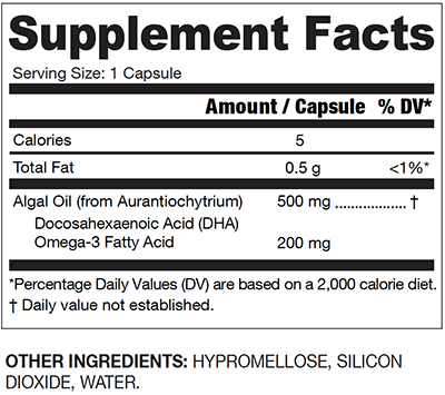 Gen3 Prolon Kit Supplement Facts Label