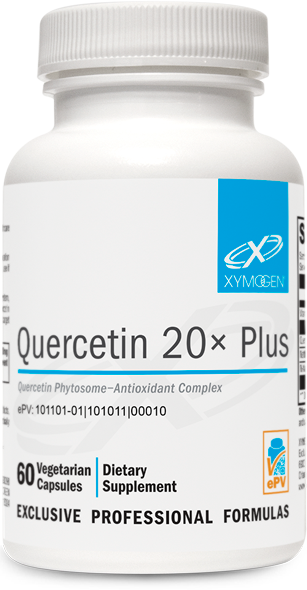 Quercetin 20× Plus (Xymogen) 60ct Front