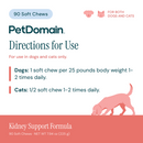 Kidney Support Formula Soft Chews (PetDomain)