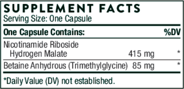 NiaCel 400 Supplement Facts Label
