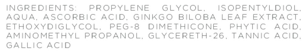 PHYTIC TC SERUM Supplement Facts Label