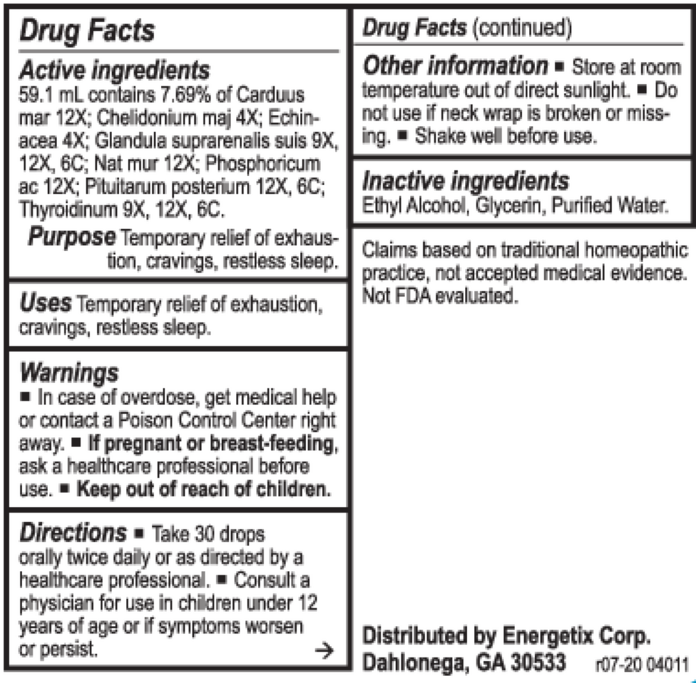 Adrenapath Supplement Facts Label