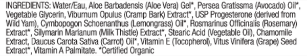 Feminine Balance Therapy Supplement Facts Label